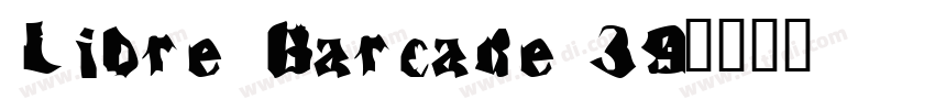 Libre Barcade 39字体转换